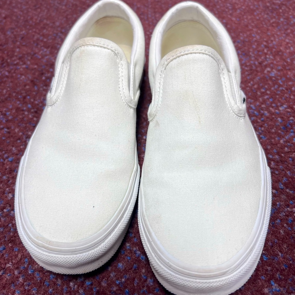 White Vans size 7